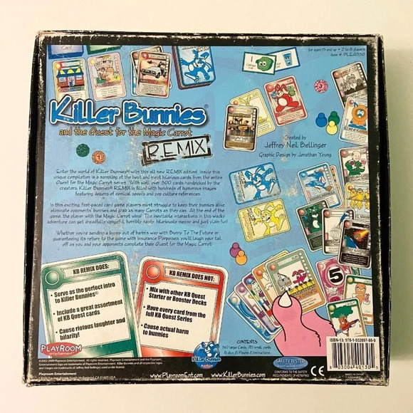 2009 Killer Bunnies and the Quest for Magic  Carrot Remix Card Game Incomplete - Picture 3 of 10